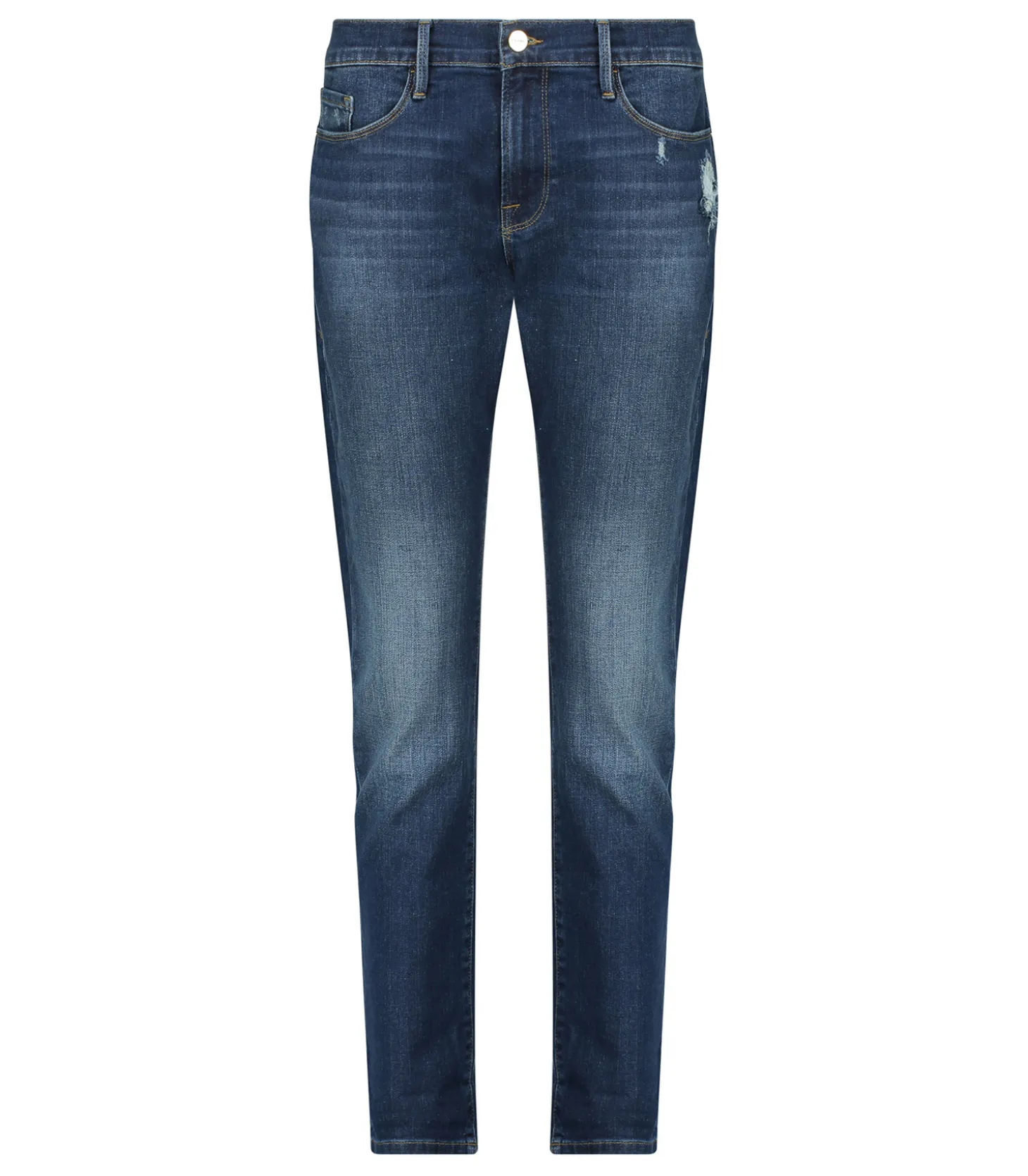 Jean slim cropped Le Garçon Azure-Frame New