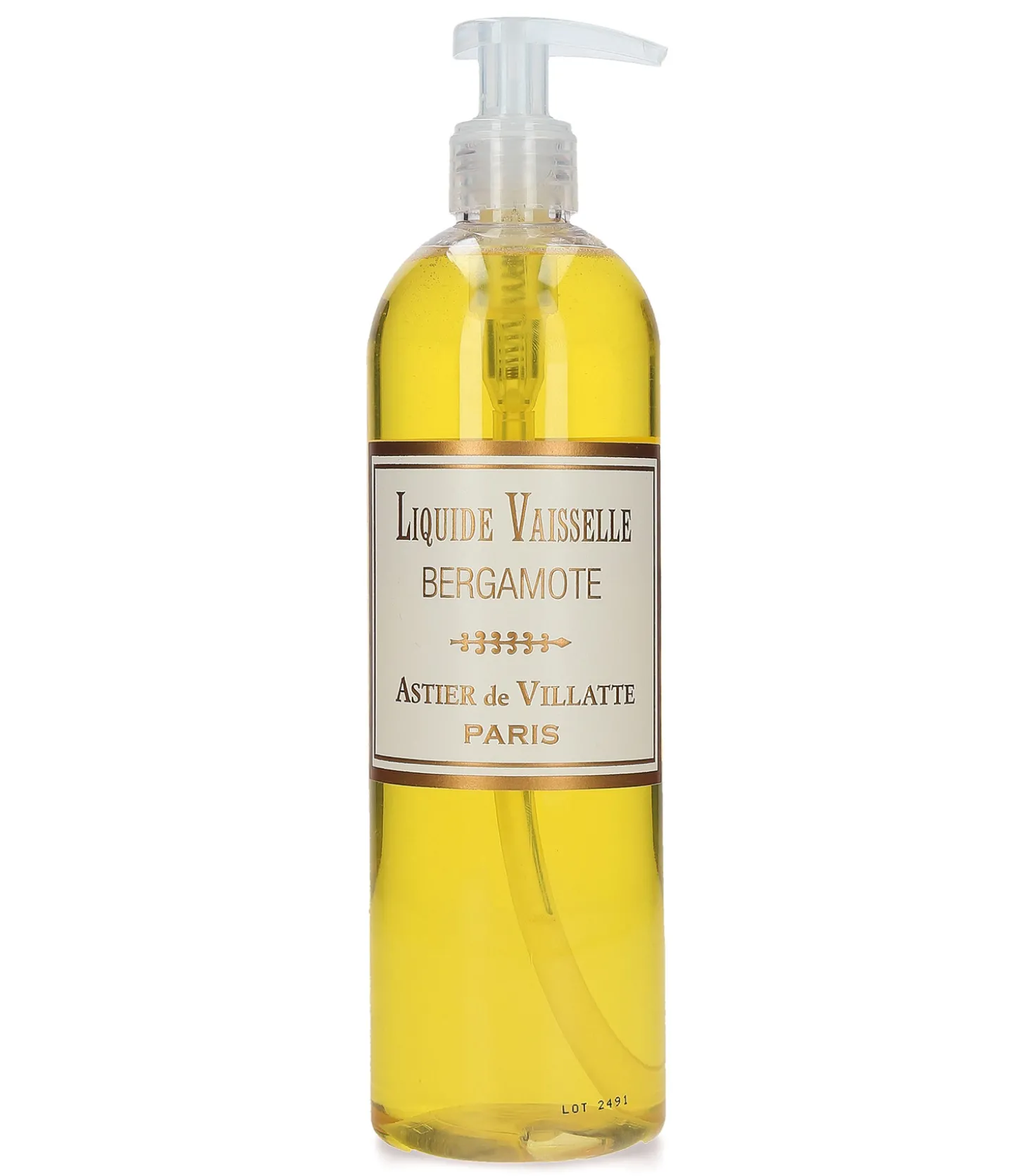 Liquide vaisselle Bergamote 500 ml-Astier de Villatte Discount