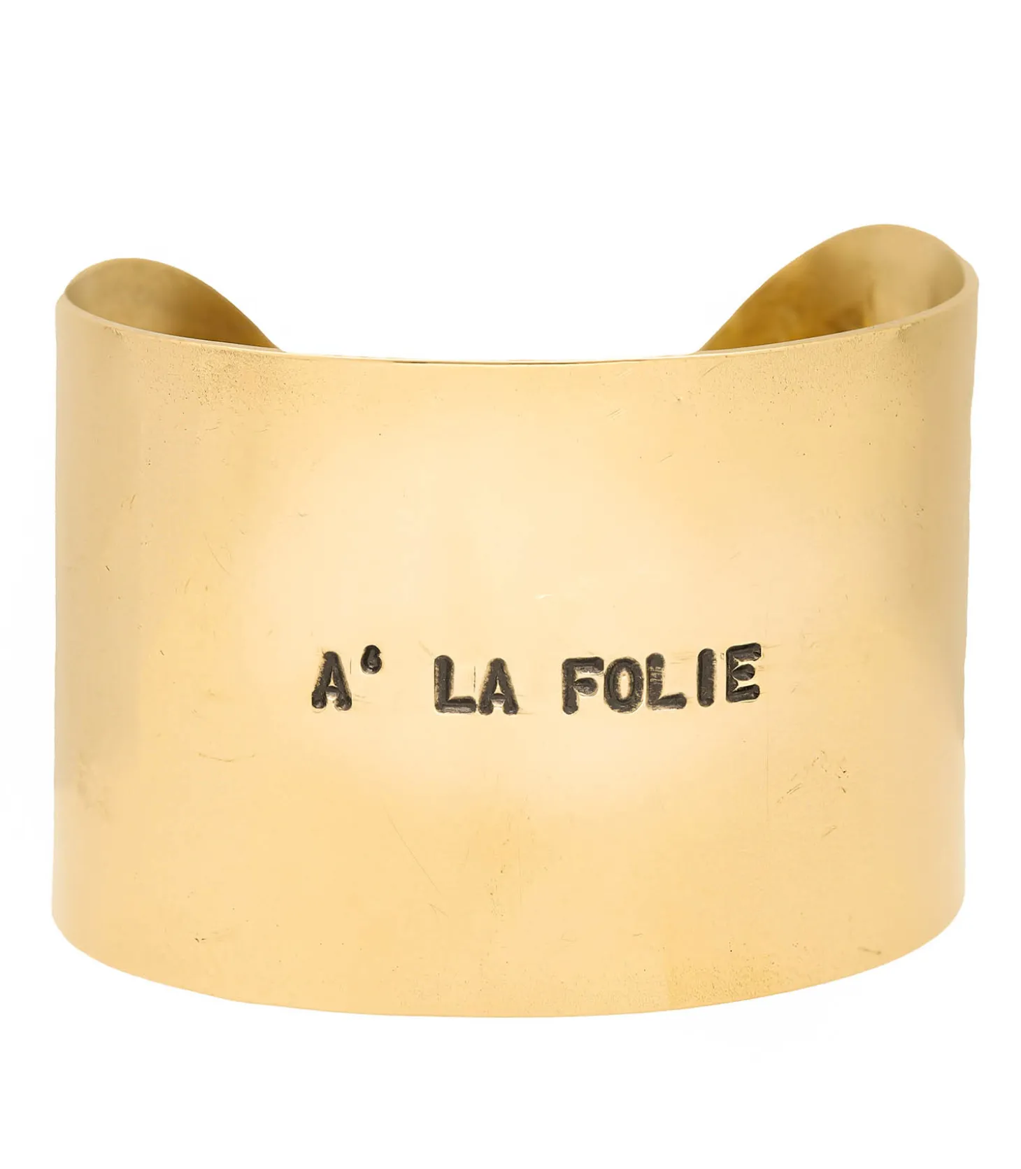 Manchette gravée À La Folie-Atelier 7 | 12 Store