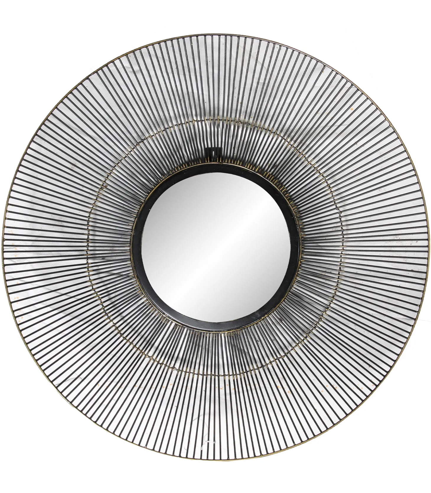 Miroir rond Files L en bronze-Manufactori Discount