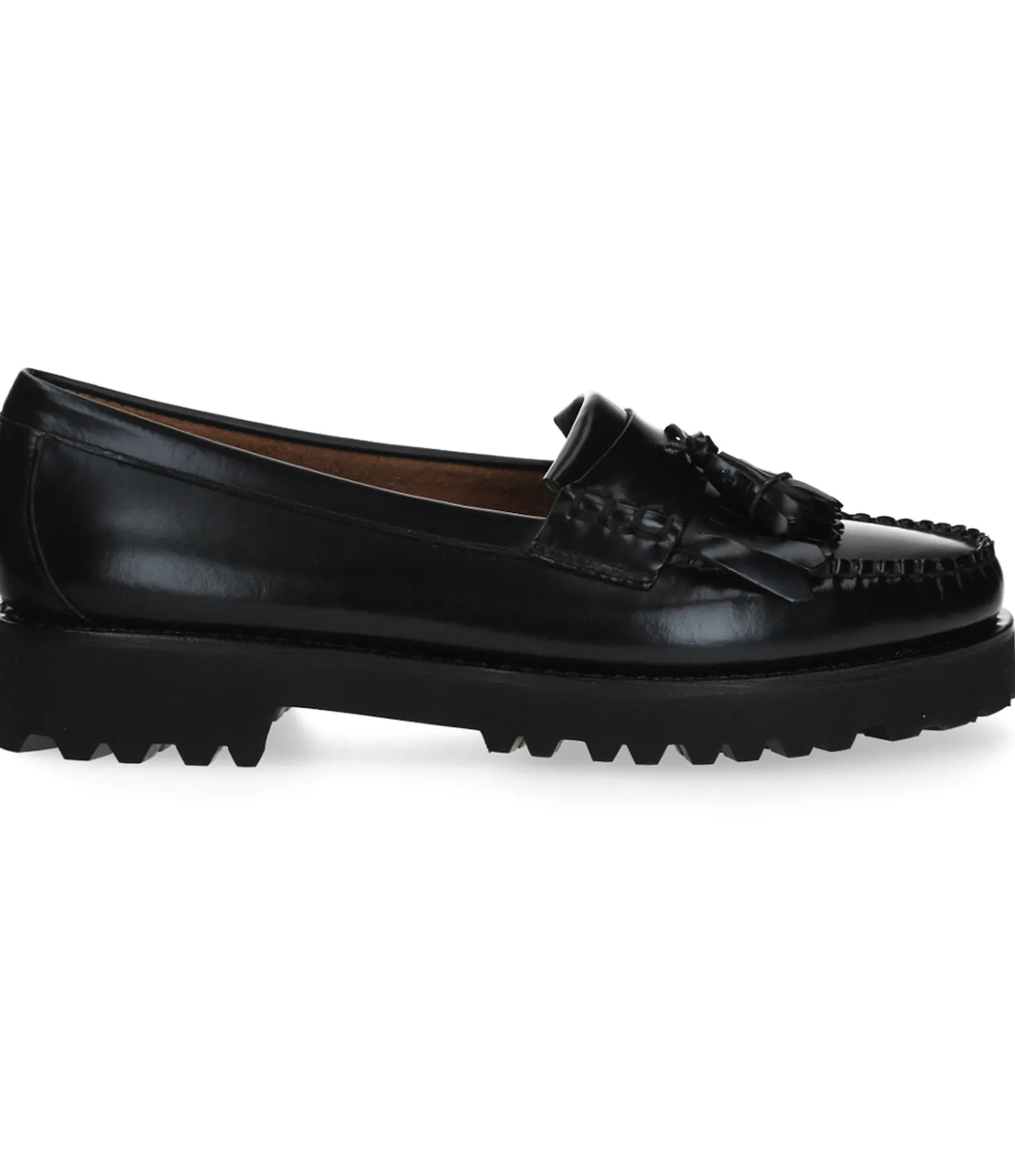 Mocassins Weejun 90s Esther Kiltie Black-G.H. Bass & Co. Store