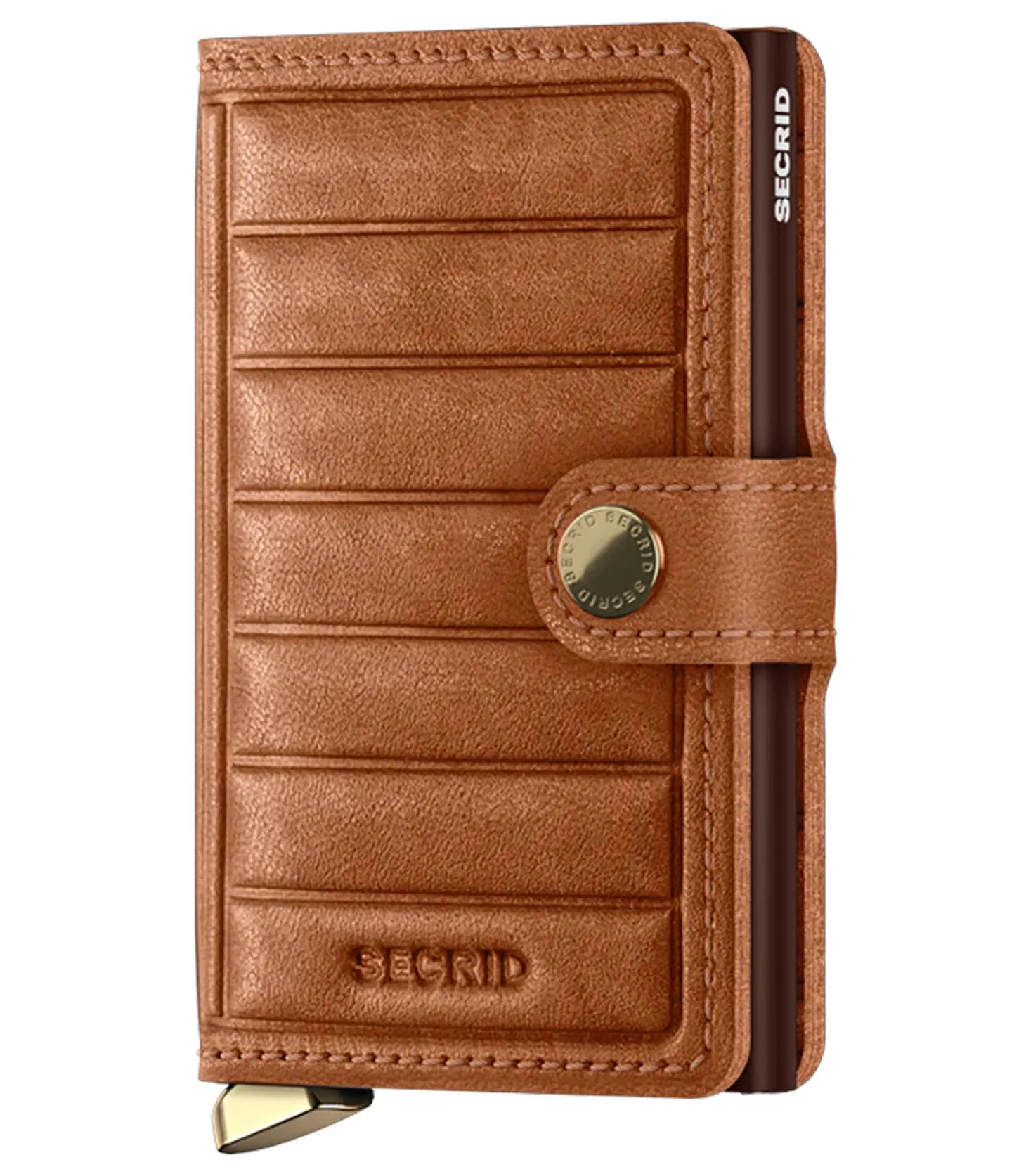 Porte-Carte Premium Miniwallet Emboss Lines Cognac-Secrid Sale