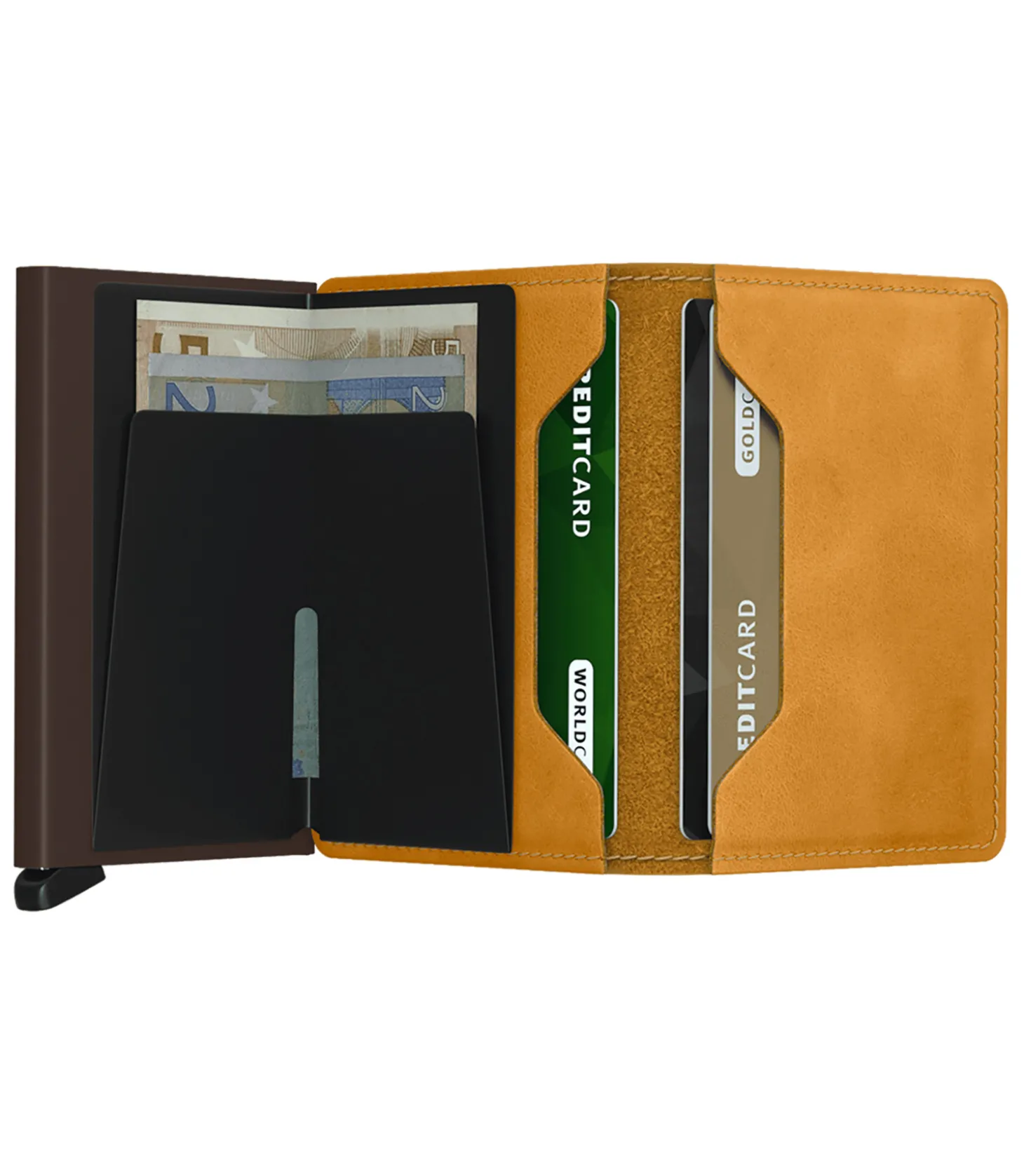 Porte-Carte Slimwallet Vintage Ocre-Secrid Flash Sale