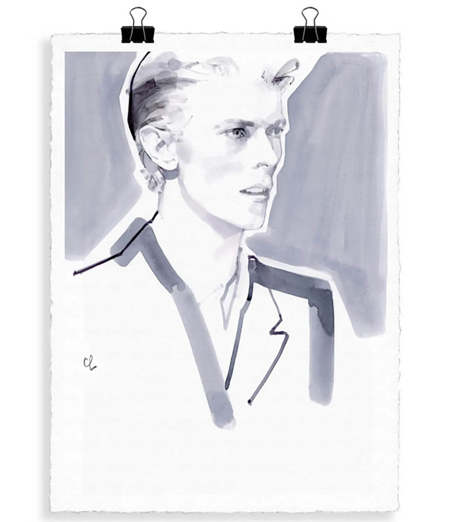 Portrait B4 David Bowie 56 x 76 cm-Image Republic Cheap