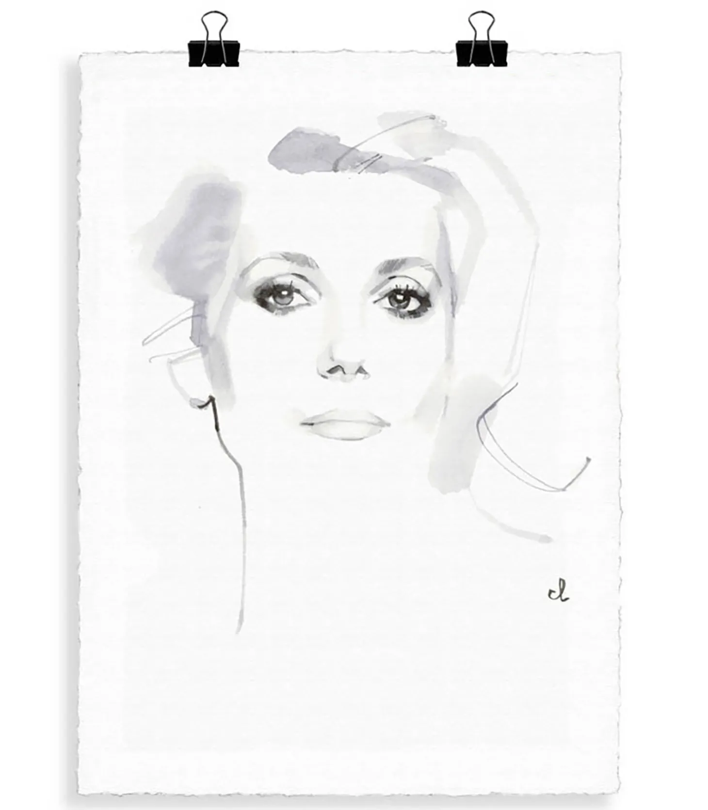 Portrait D3 Catherine Deneuve 56 x 76 cm-Image Republic Store