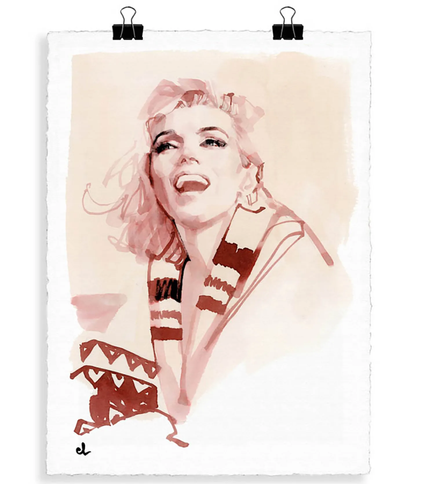 Portrait M2 Marilyn Monroe 56 x 76 cm-Image Republic New