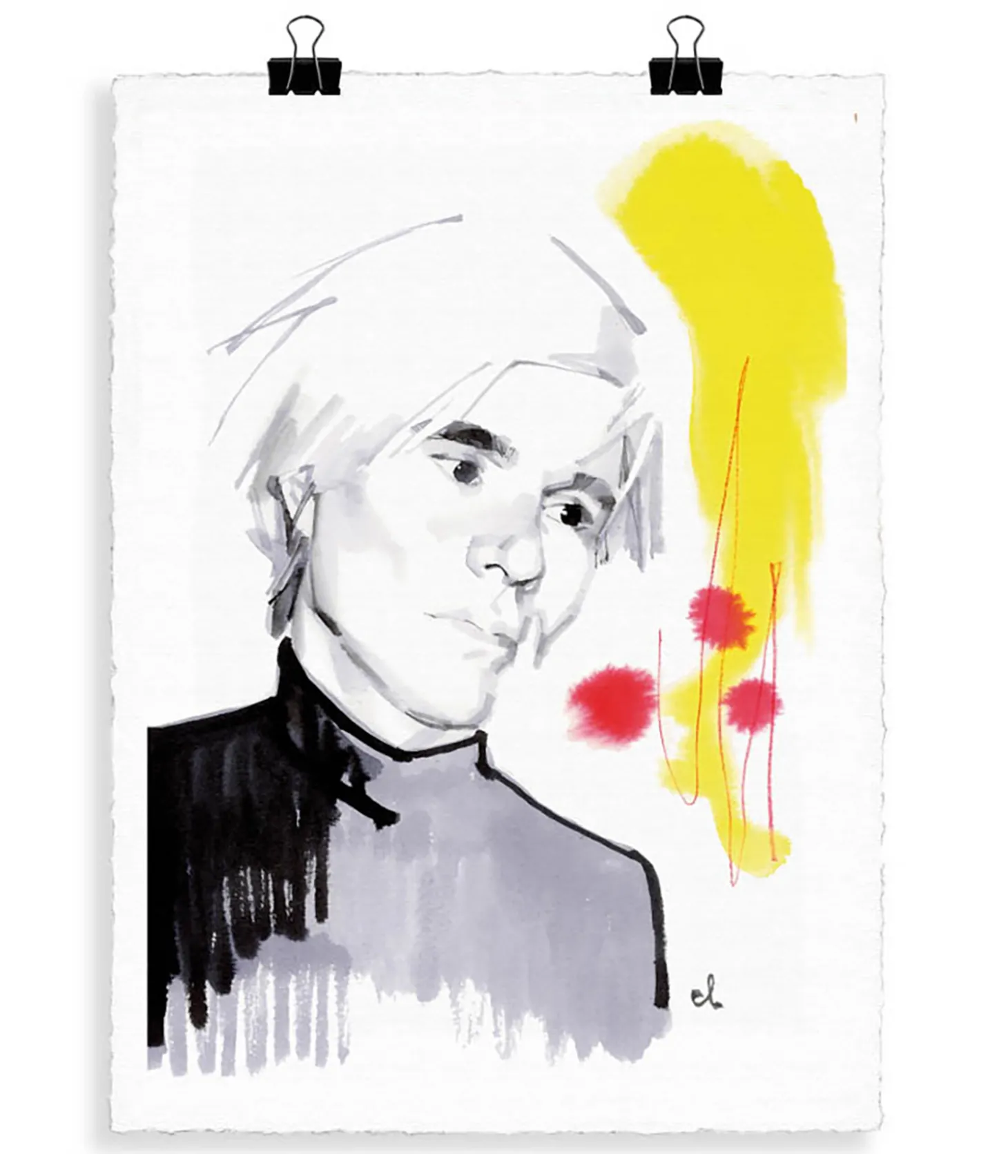 Portrait W1 Andy Warhol 56 x 76 cm-Image Republic Shop