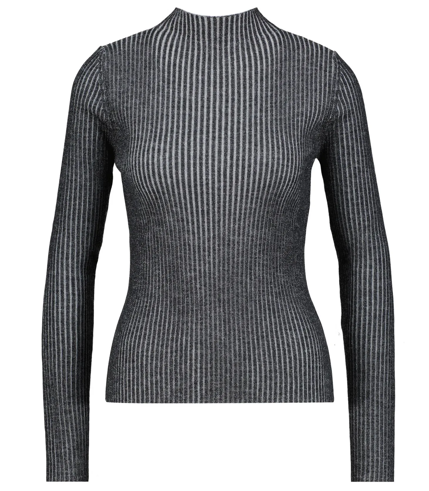 Pull côtelé Lupetto Vanise Gris-Roberto Collina Hot