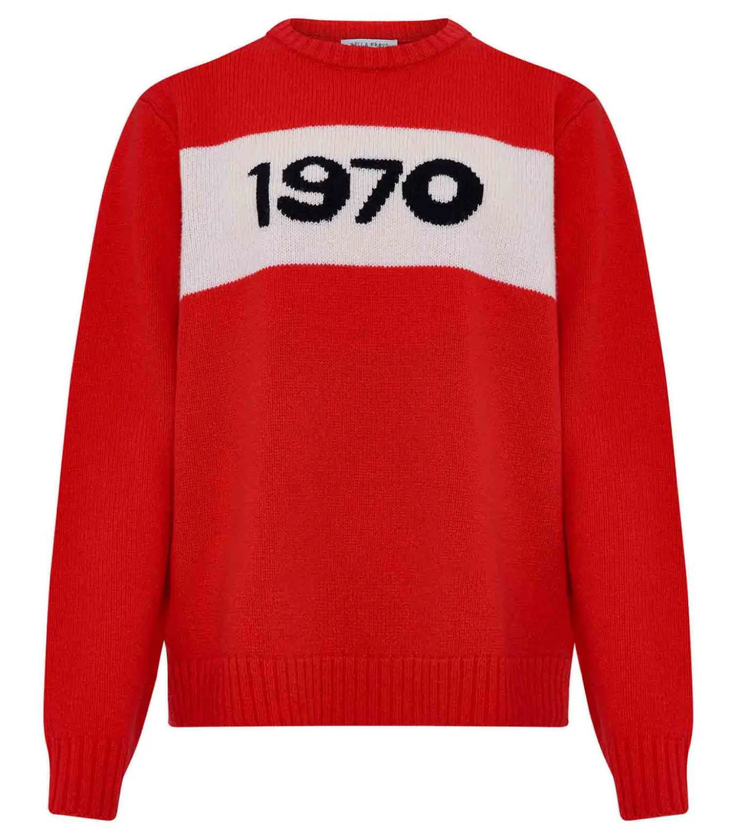 Pull en Laine Oversized 1970 Rouge-Bella Freud Cheap