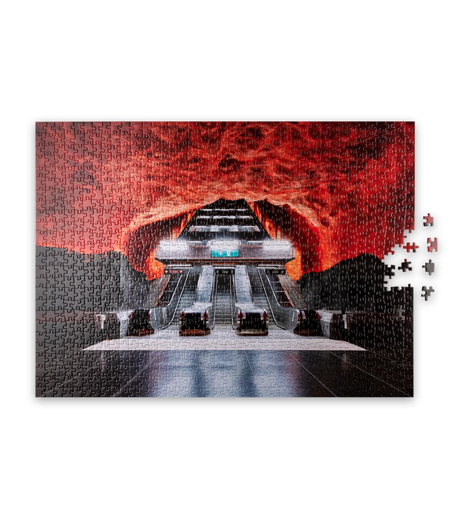 Puzzle Subway Art Fire 1000 pièces-Printworks Hot