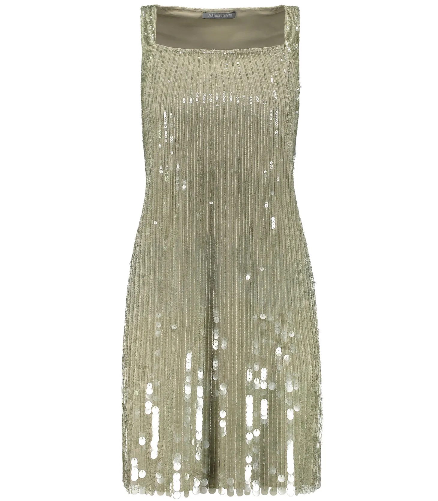 Robe à sequins vert d'eau-Alberta Ferretti Cheap