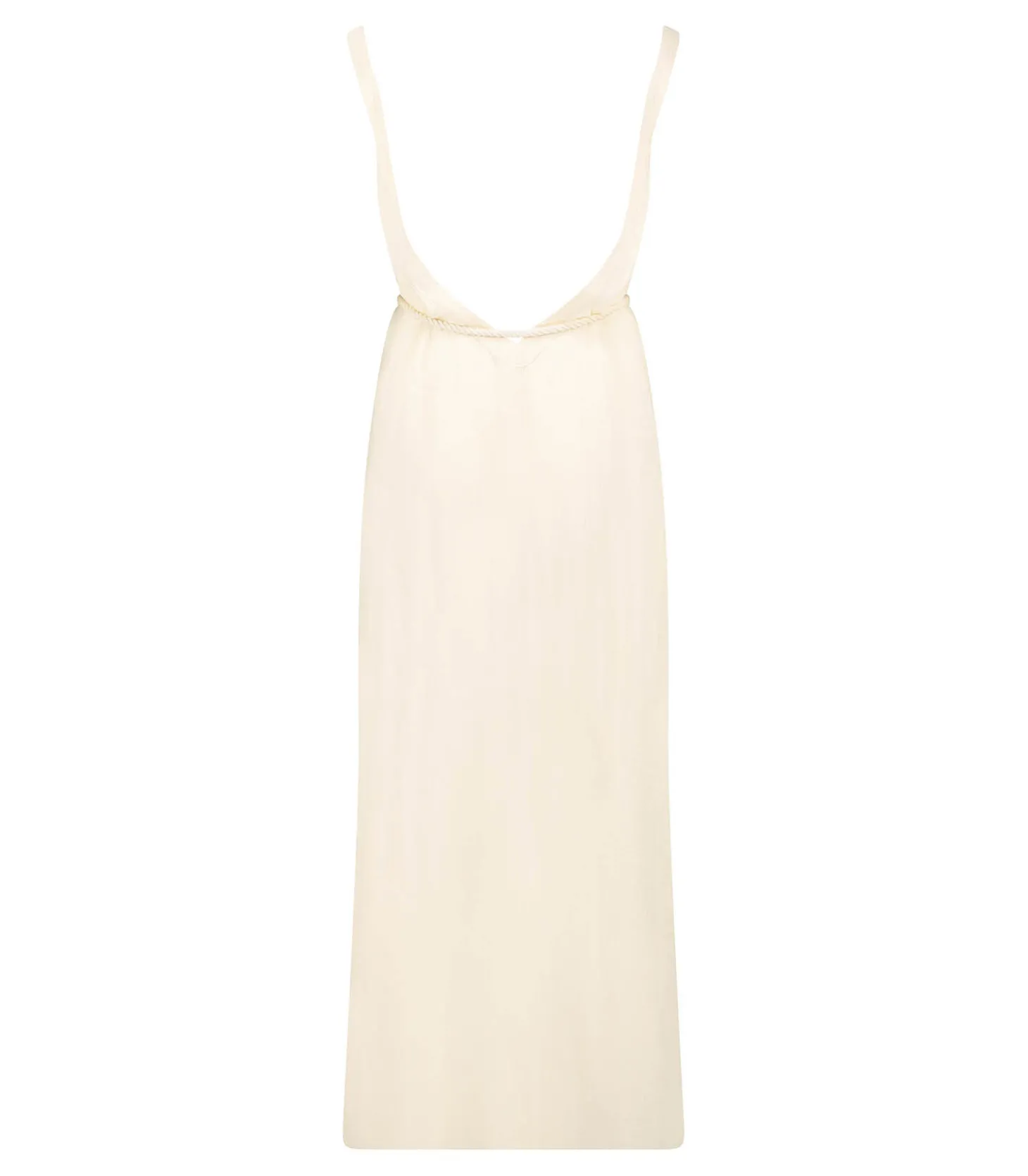 Robe longue Palma de Mallorca Cream-Maison Saint Julien Best