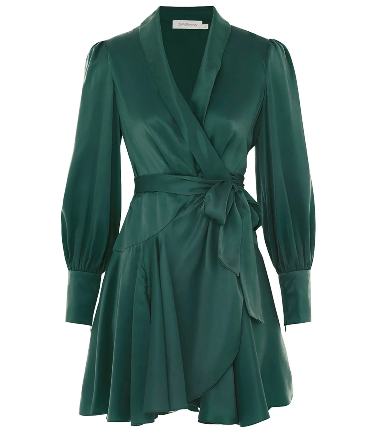 Robe Portefeuille en Soie Jade-Zimmermann Cheap
