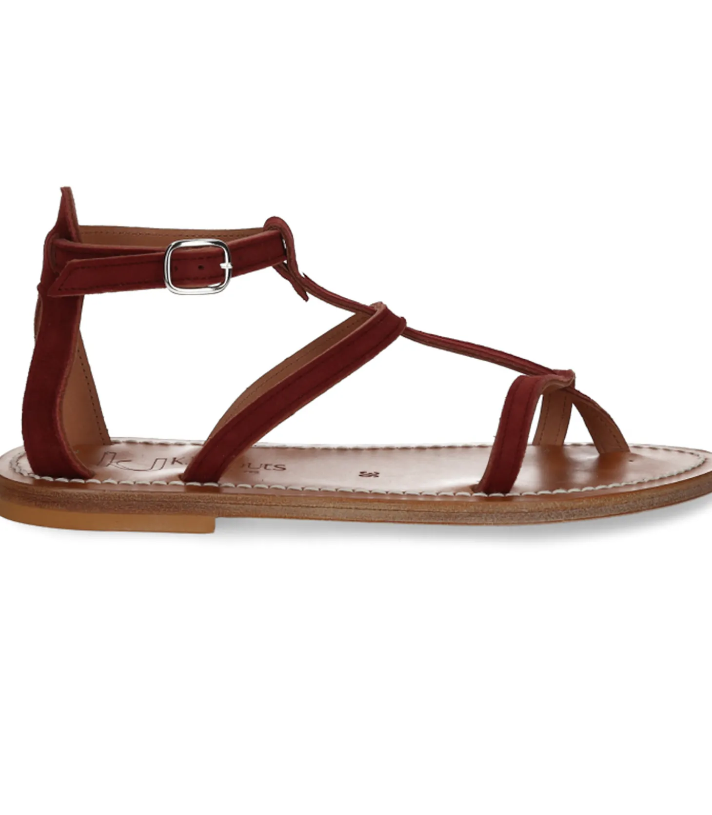 Sandales Antioche Cuir velours Fisterra-K.Jacques Cheap