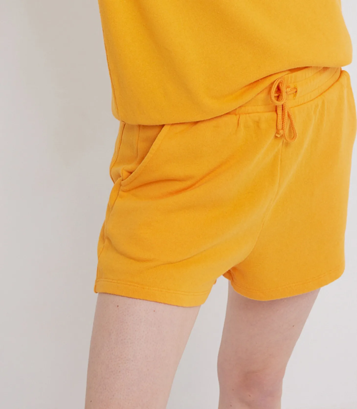 Short en coton biologique Océan Orange-David Lucas x ron ron Online