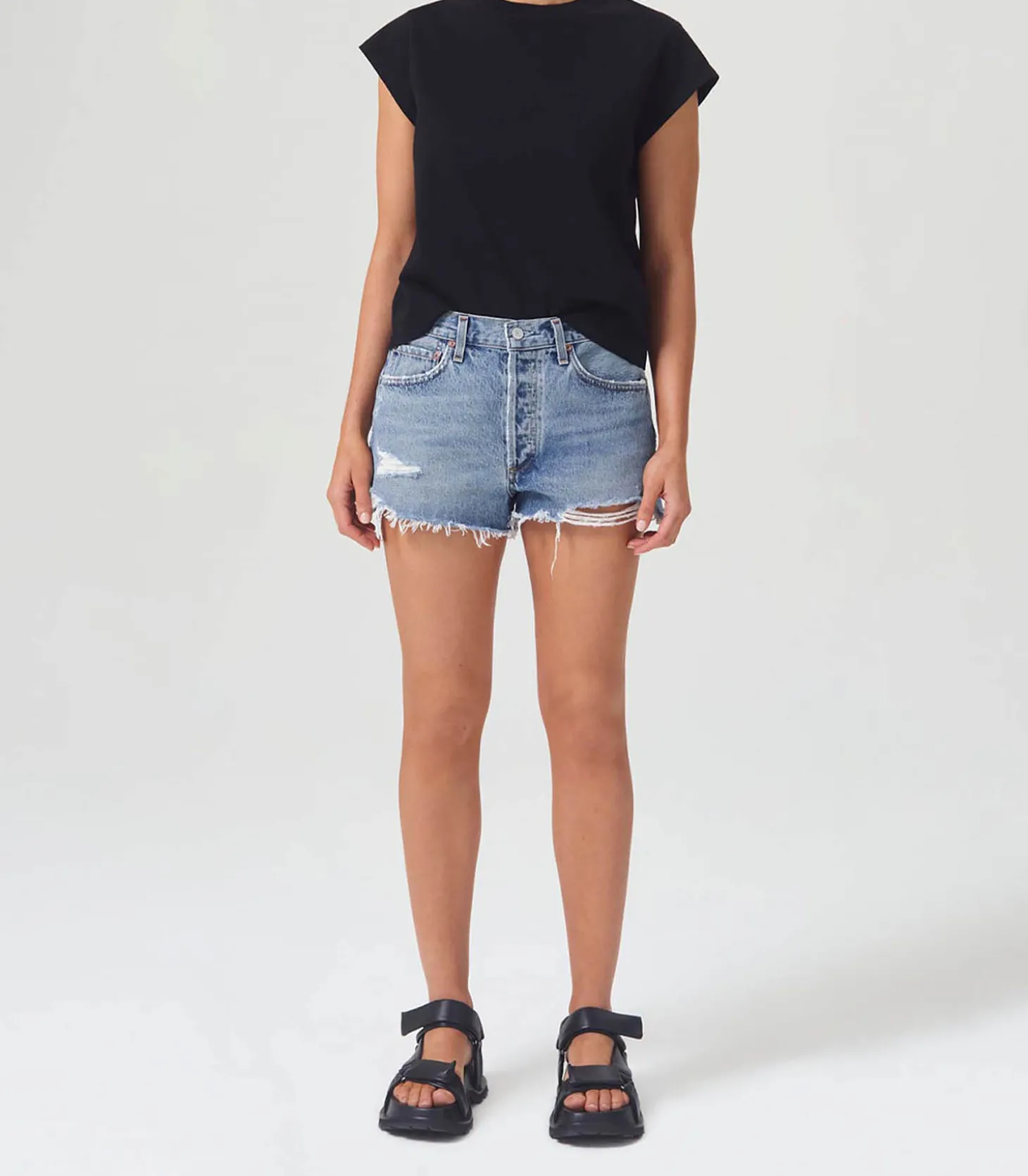 Short Parker Vintage Cut Off in Grudge-AGOLDE New