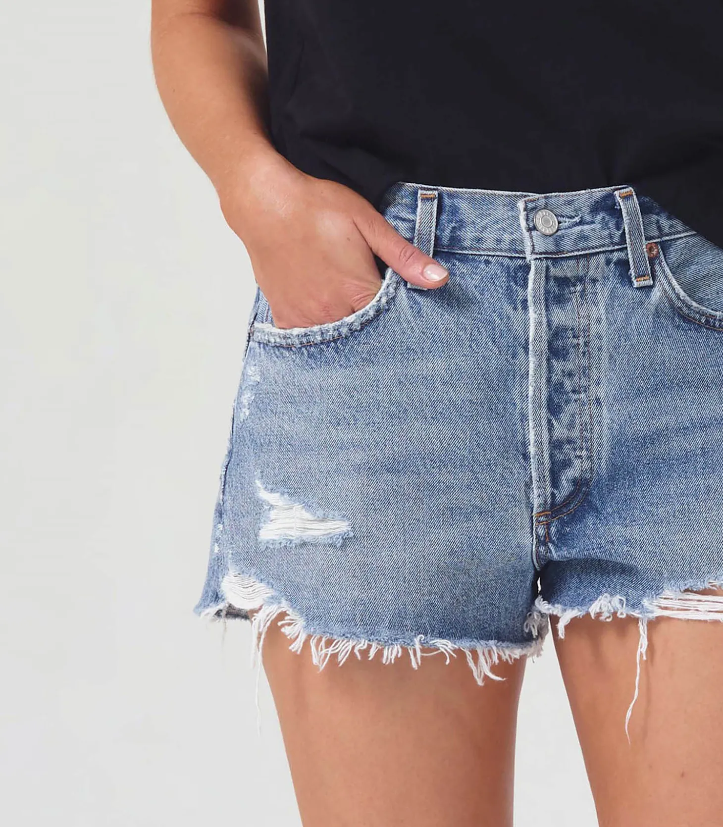Short Parker Vintage Cut Off in Grudge-AGOLDE New
