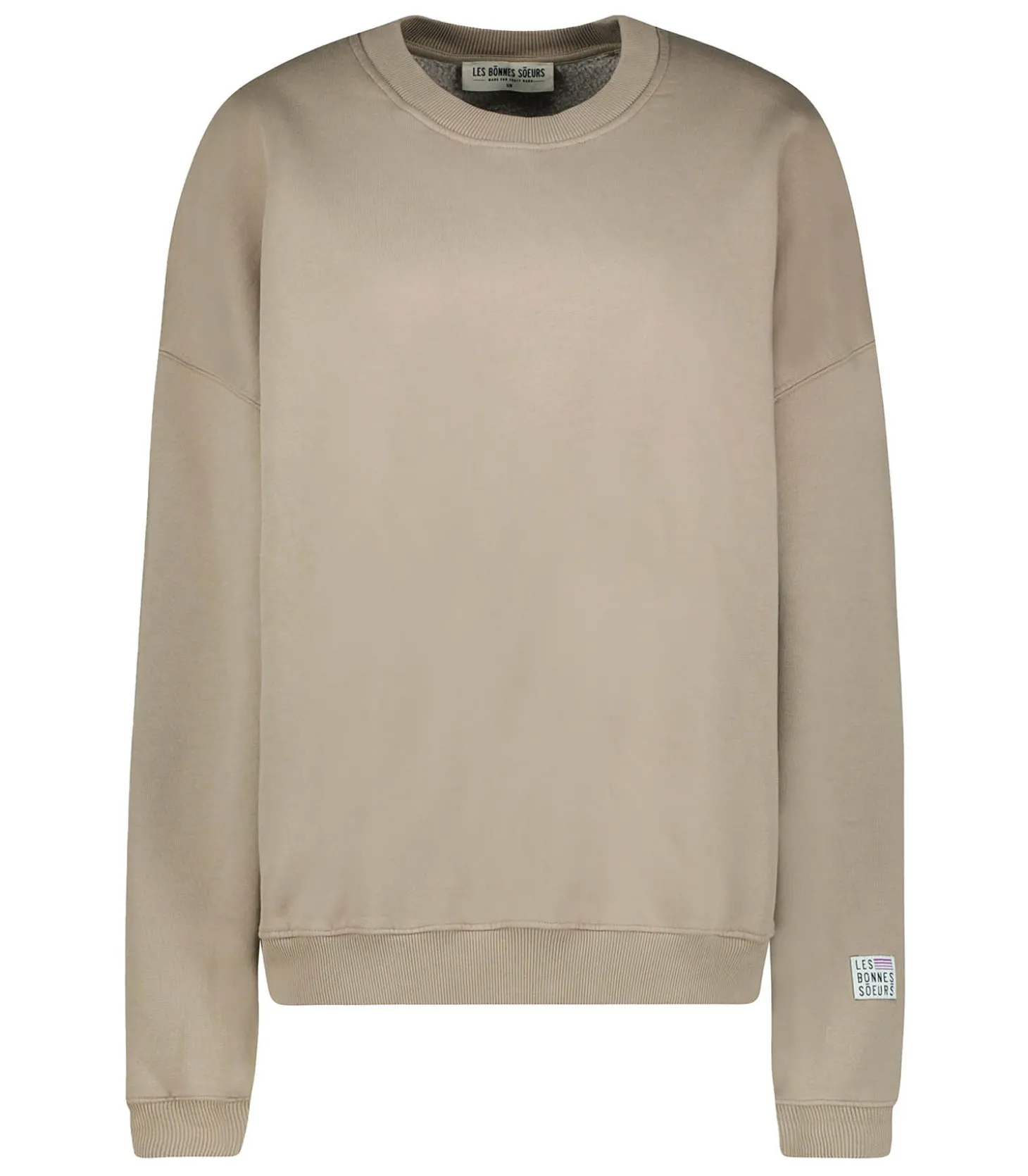 Sweat-shirt Ben x Jane de Boy Taupe-LES BONNES SOEURS Flash Sale