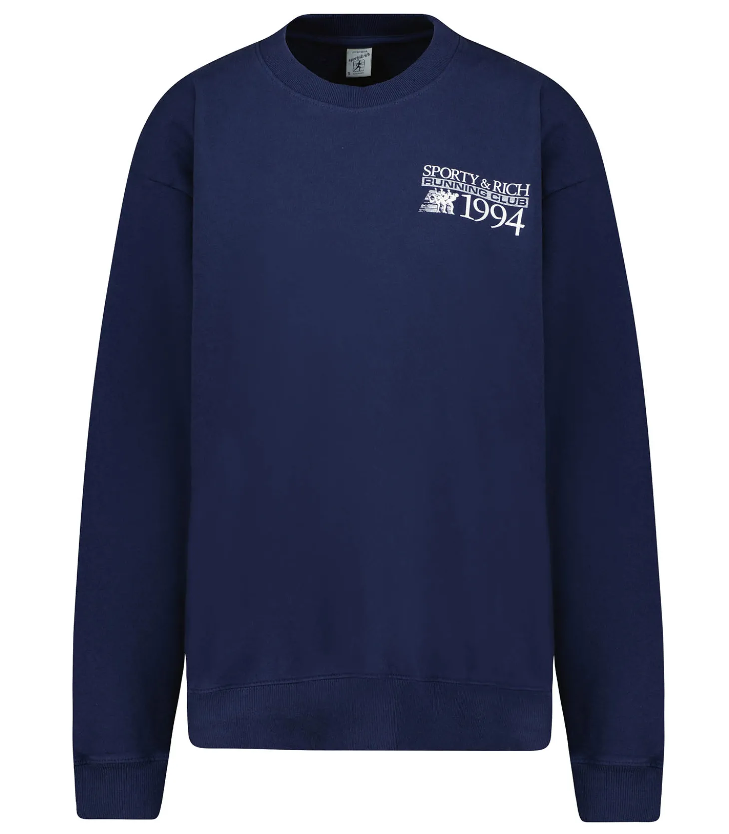 Sweat-shirt Finish Line Navy/White-Sporty & Rich Shop