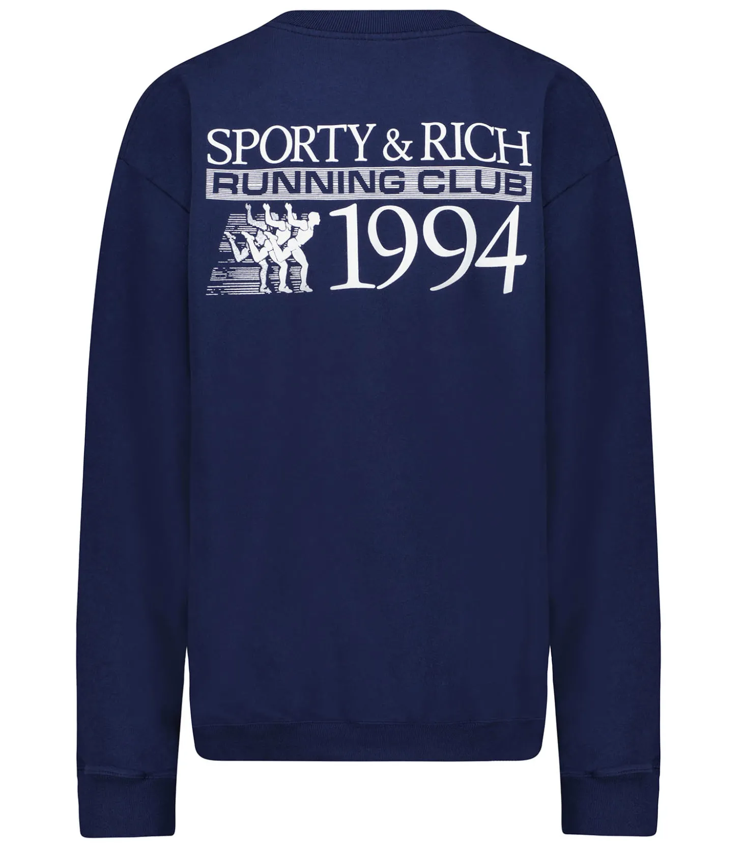 Sweat-shirt Finish Line Navy/White-Sporty & Rich Shop