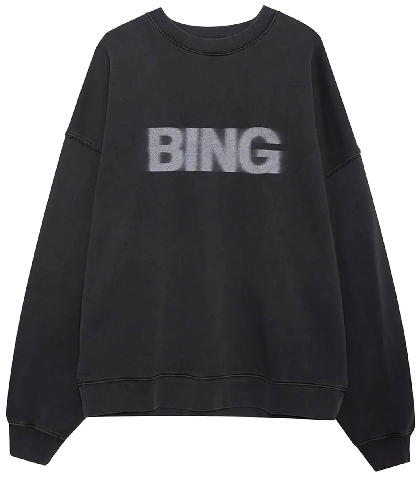 Sweat-shirt Miles Blur Vintage Black-Anine Bing Cheap