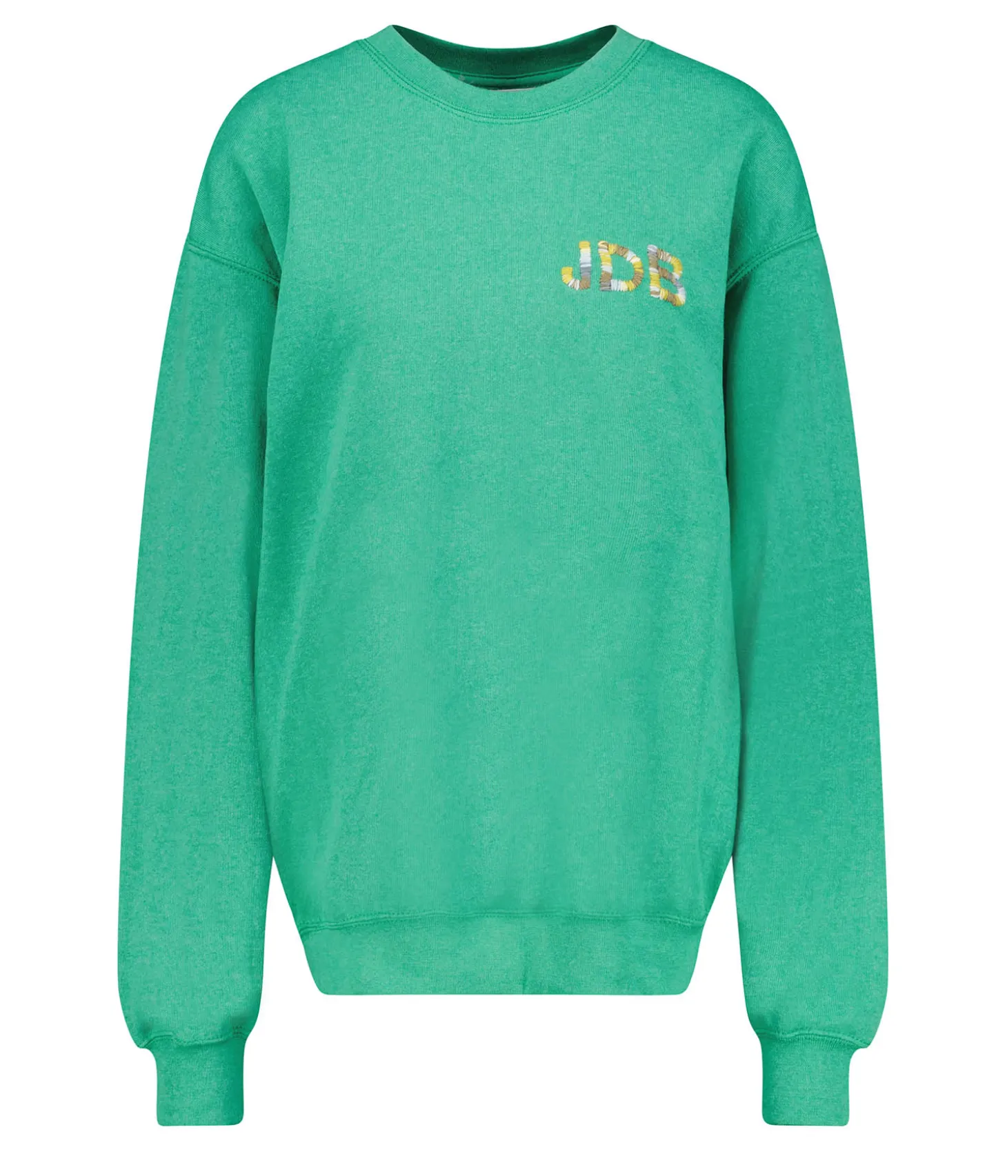 Sweat-shirt Vintage Smile Joy x Jane de Boy Vert-We Are One Project Outlet