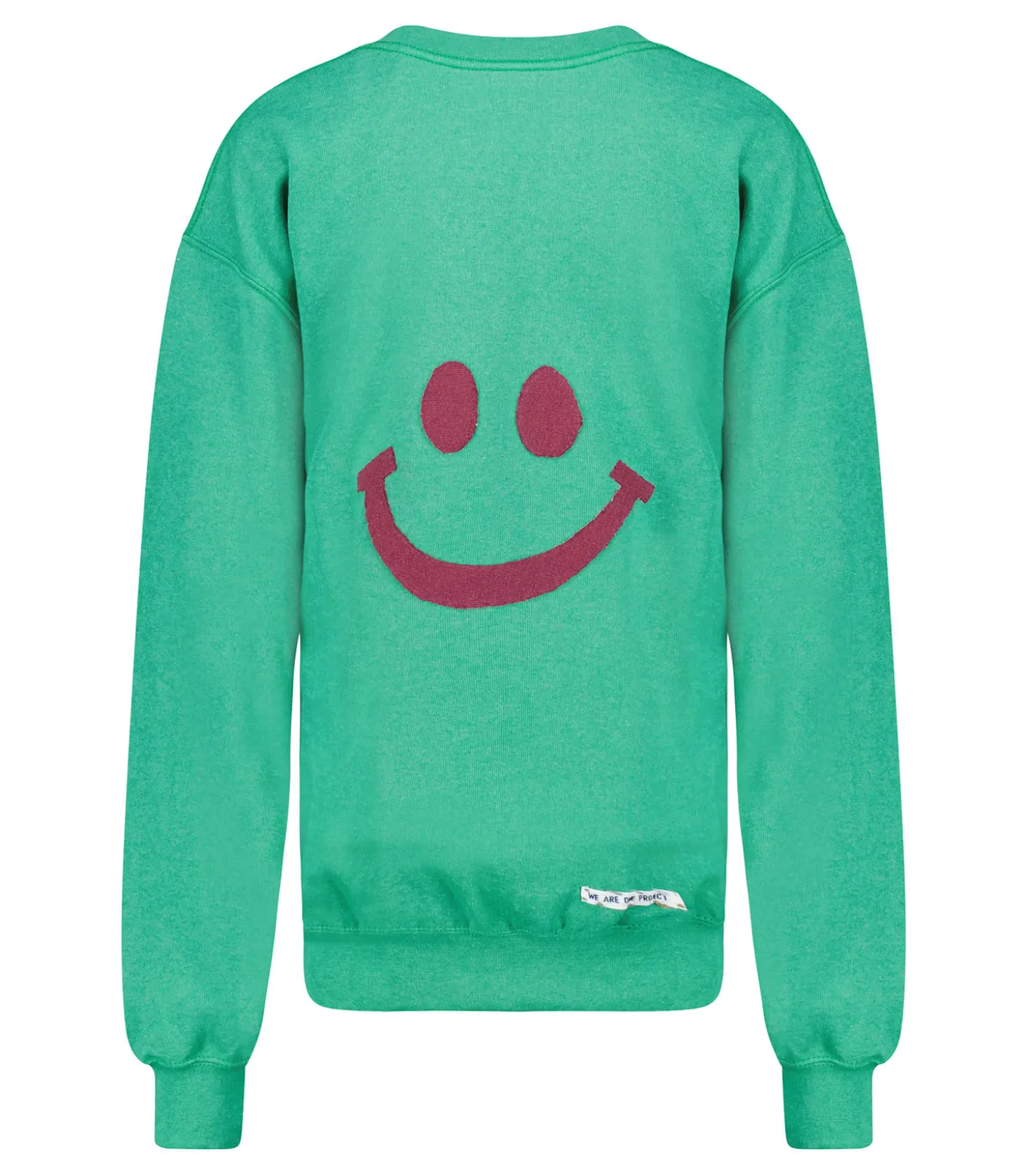 Sweat-shirt Vintage Smile Joy x Jane de Boy Vert-We Are One Project Outlet