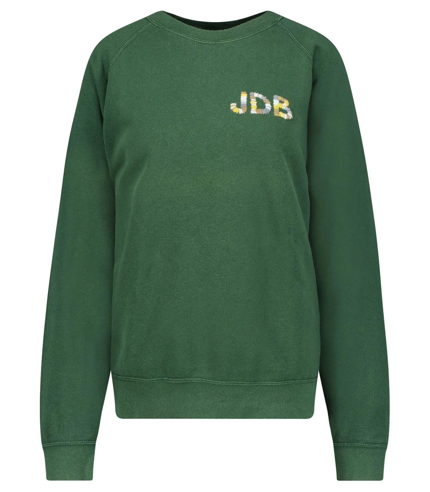 Sweat-shirt Vintage Smile Joy x Jane de Boy Vert foncé-We Are One Project Flash Sale