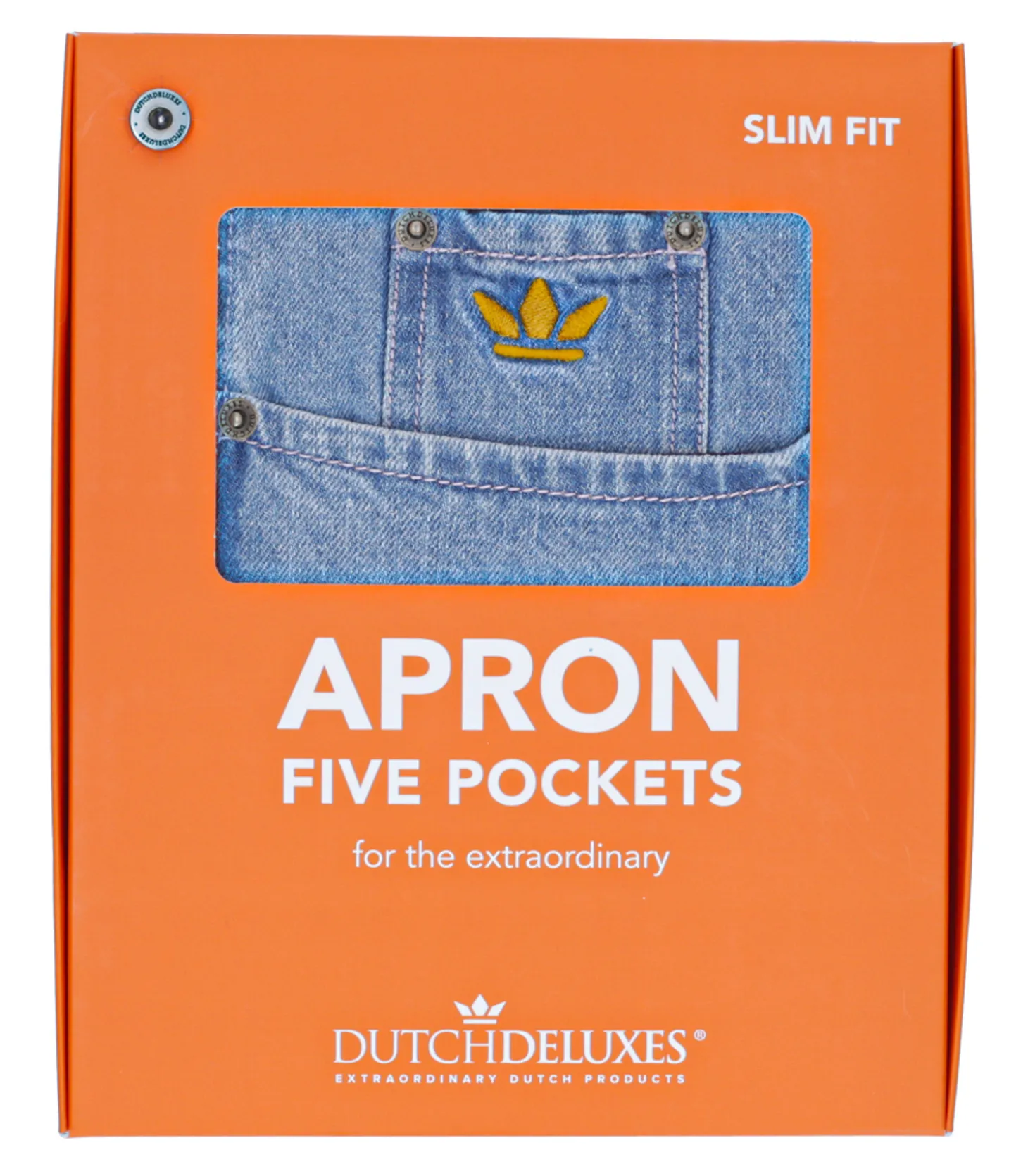 Tablier 5 Poches Coton Denim Bleu-Dutchdeluxes Clearance