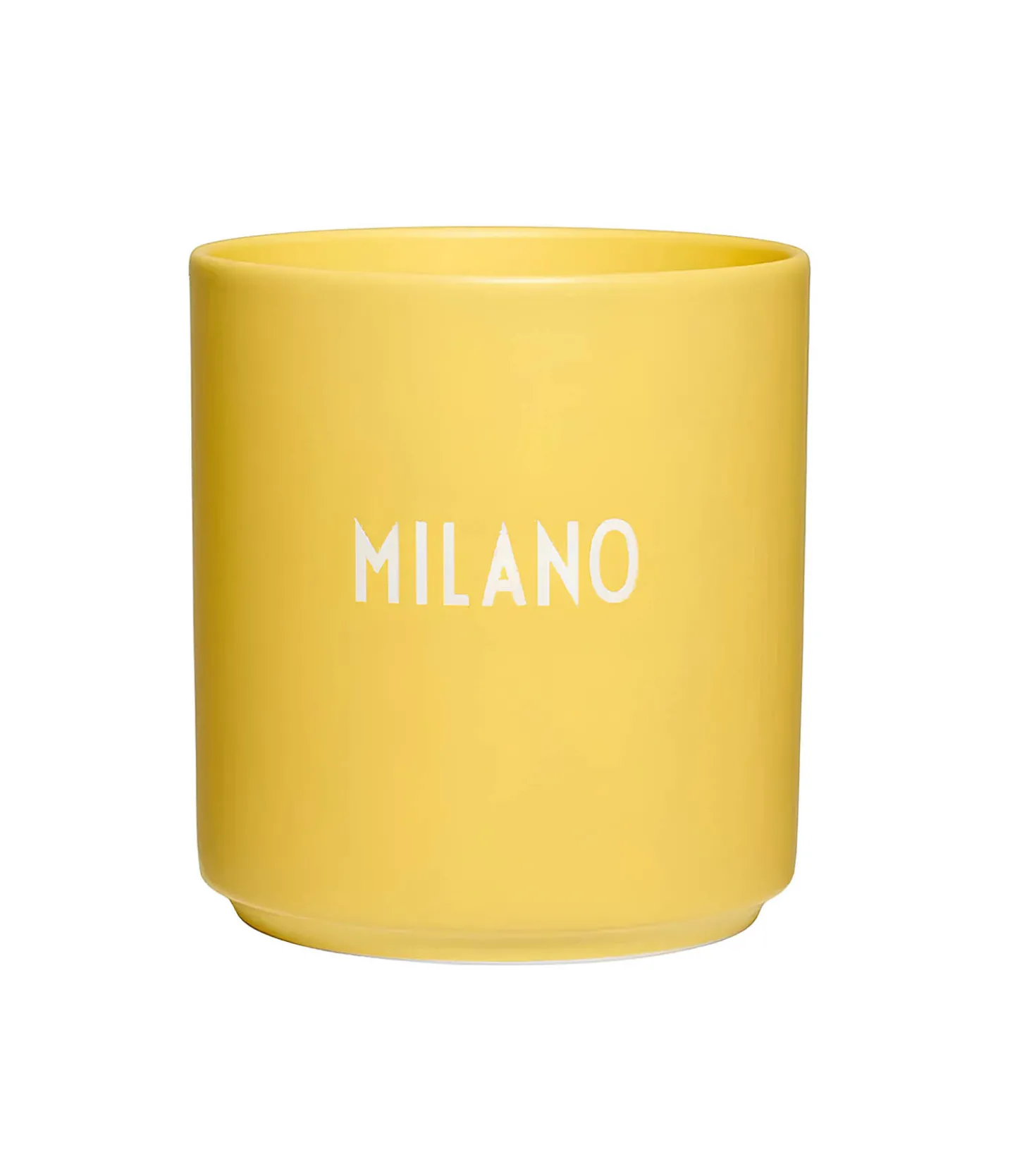 Tasse Favorite Cups International Milan Yellow-Design Letters Fashion