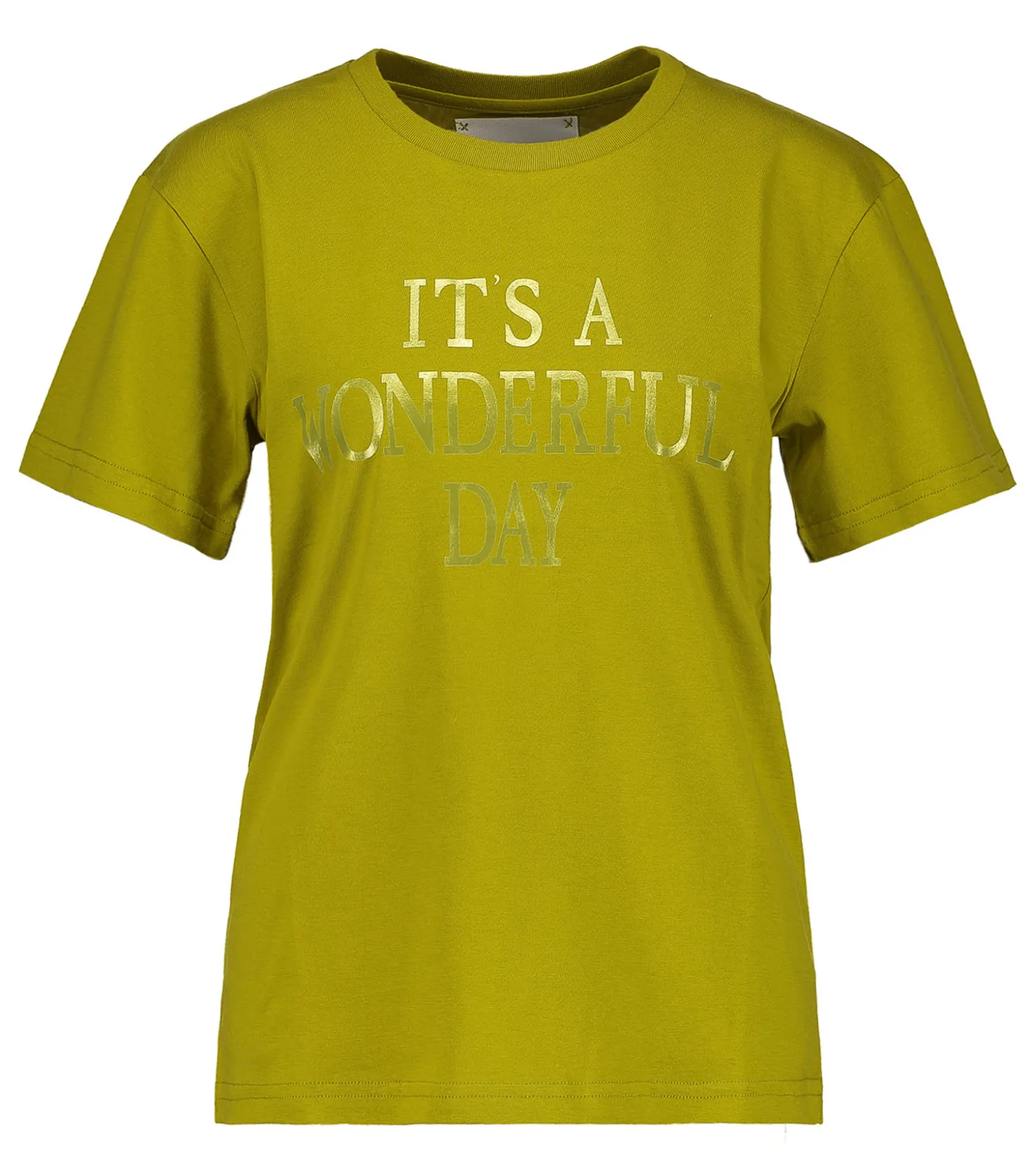 Tee-shirt It's Wonderful Day, jaune-Alberta Ferretti Shop