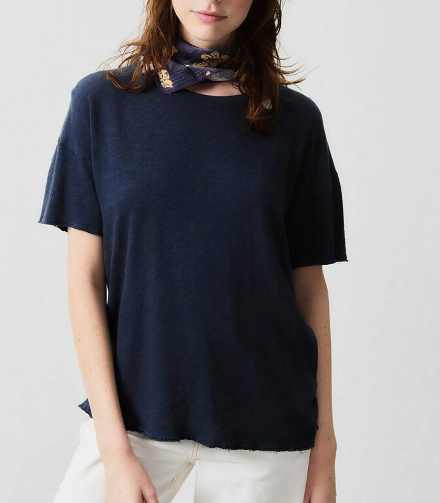 Tee-shirt Sonoma manches courtes Navy Blue Vintage-American Vintage Outlet