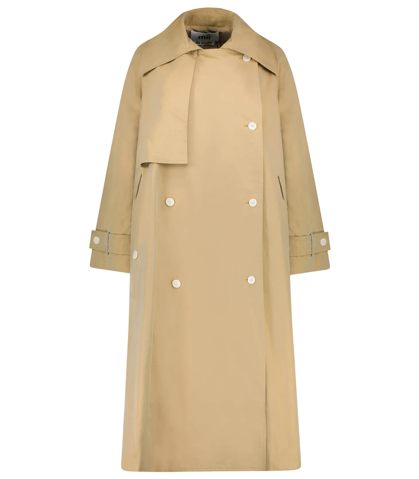 Trench Jenny Hand Embroidered Beige-Mii Cheap