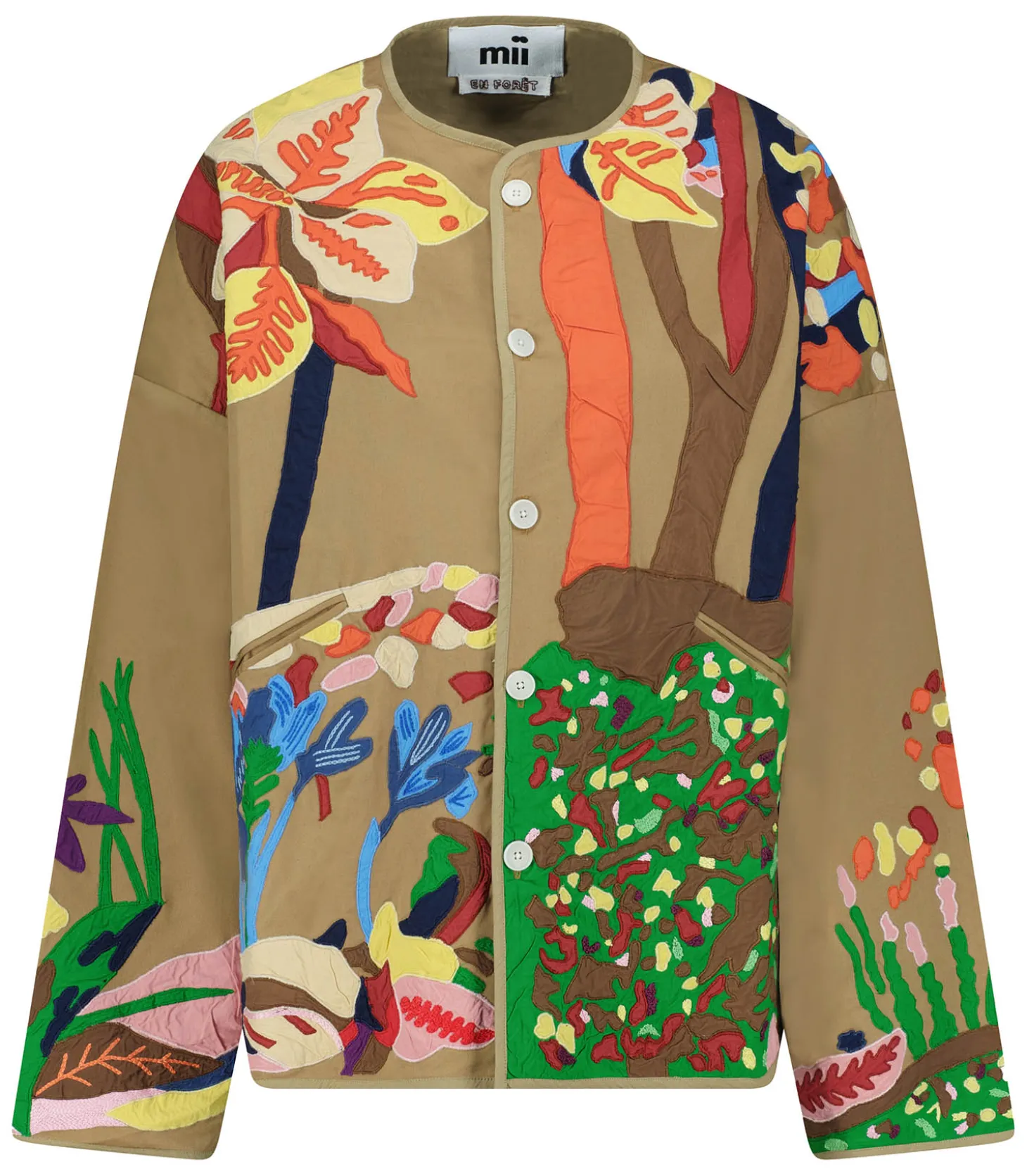 Veste Diti Hand Embroidered Autumn-Mii New